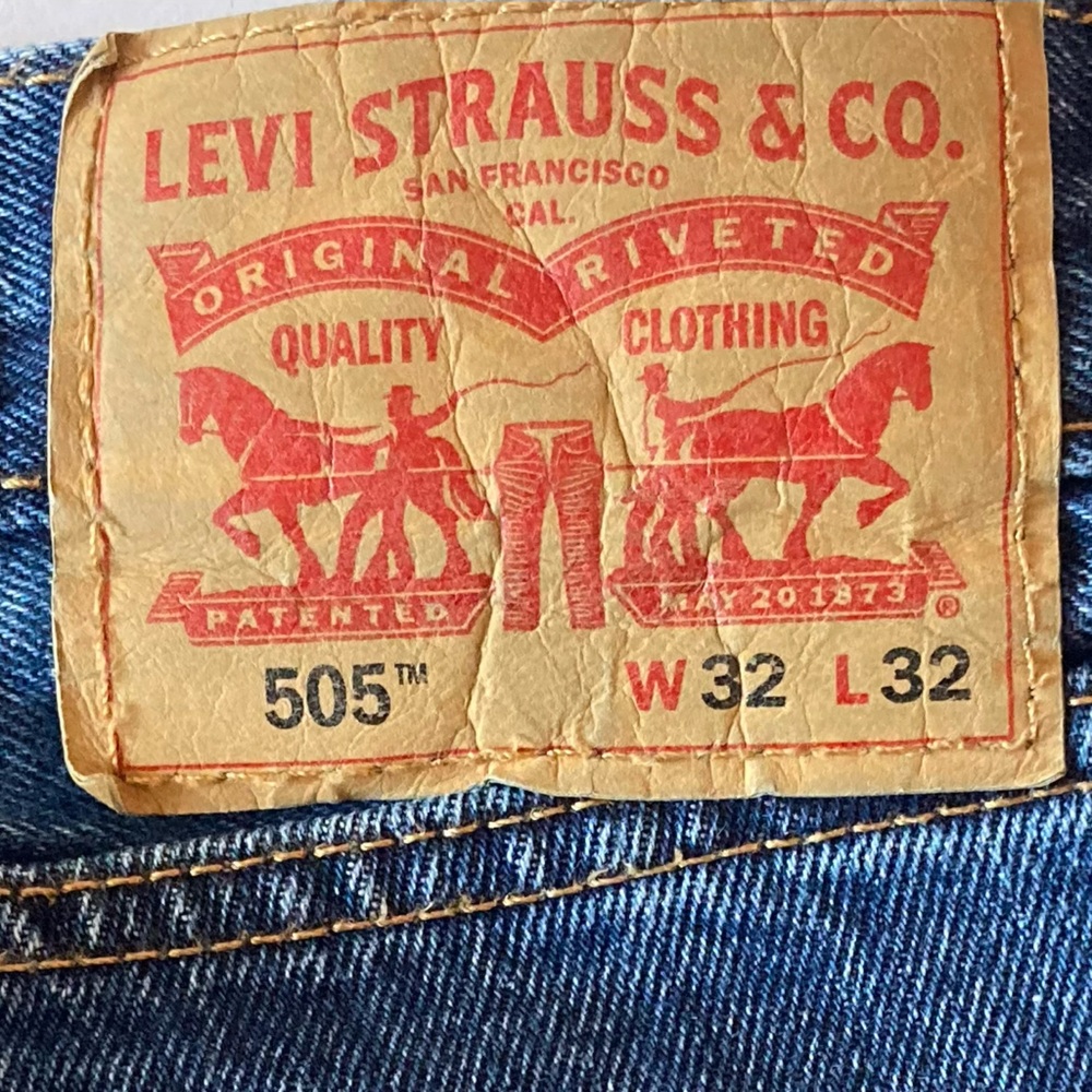 Levi's 505 W32 L32 Men's Straight leg Blue Jeans regular fit